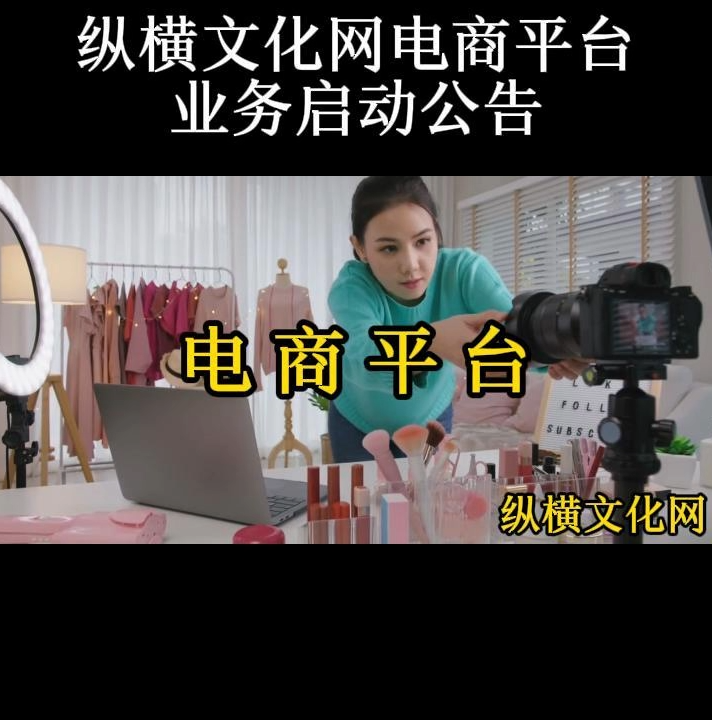 纵横文化网电商平台业务启动公告